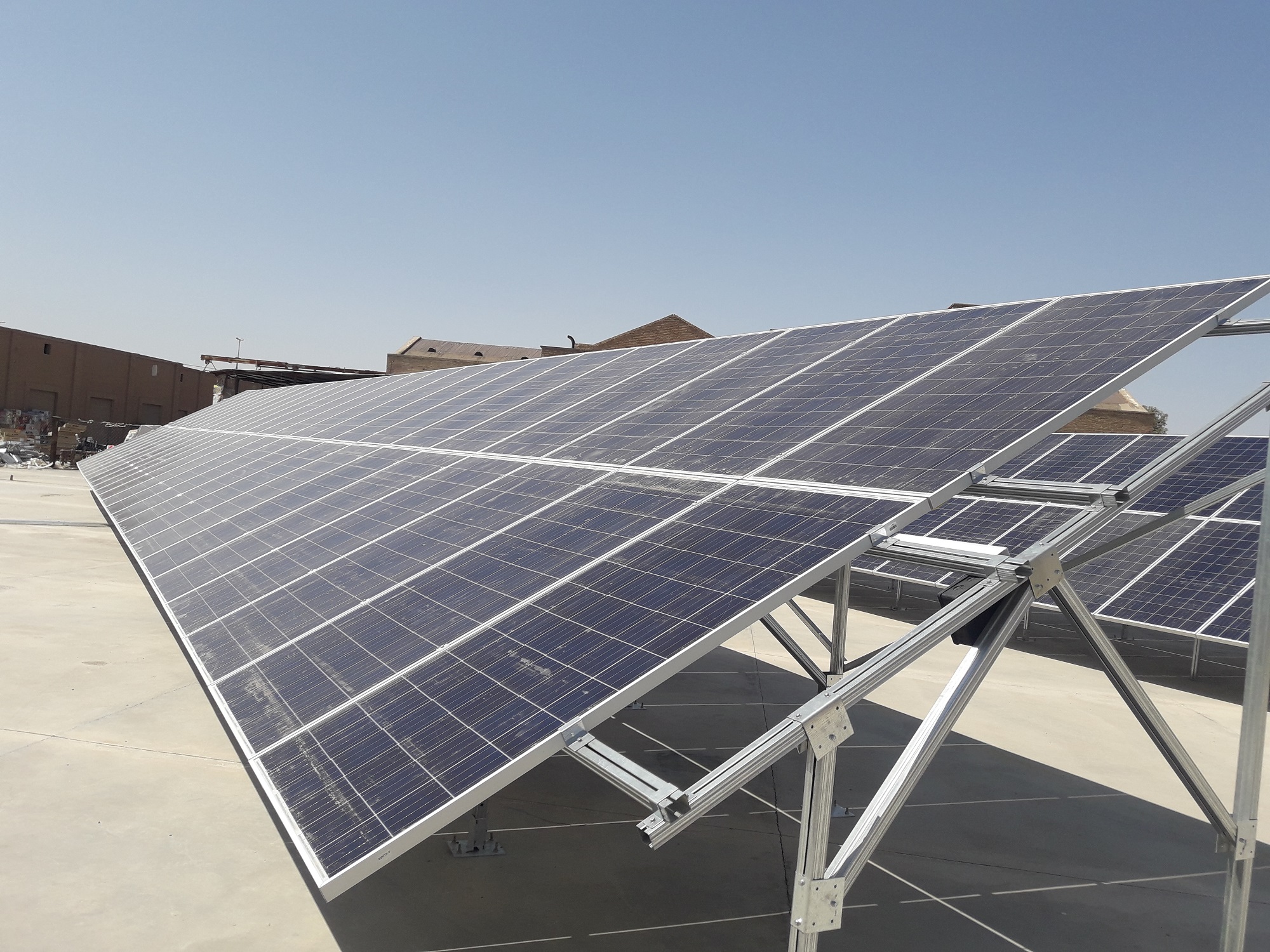 نیروگاه خورشیدی کارخانه یخ استان قم
